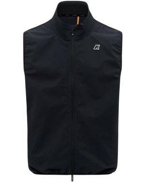K-Way Jassen ,Zwart ,Polyester Flaner Travel Fleece Vest
