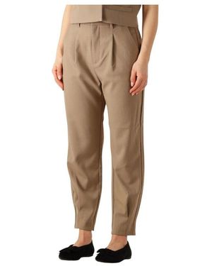 Copenhagen Muse Elegante Schneiderhose - Natur