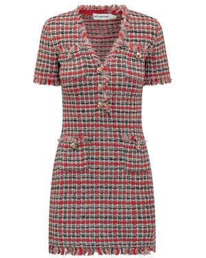 Self-Portrait Short Dresses - Pink