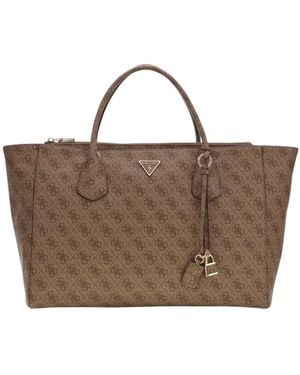 Guess Tote Bags - Marrone