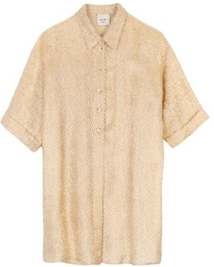 Alysi Overhemden ,Shirts - Naturel