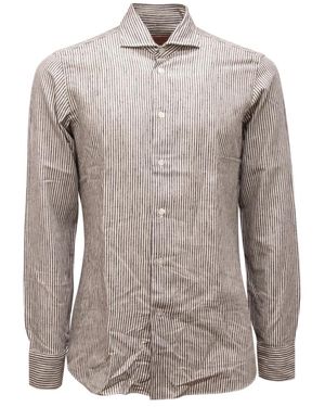 Borriello 3107Av Camicia Shirt - Grau