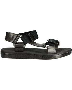 Melissa Flat Sandals - Negro