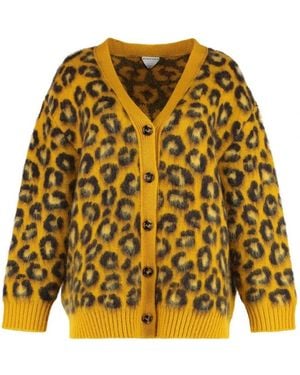 Bottega Veneta Cardigans - Amarillo
