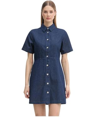 Barbour Shirt Dresses - Blu