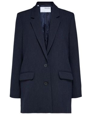 SELECTED Rita Ls Blazer - Blauw