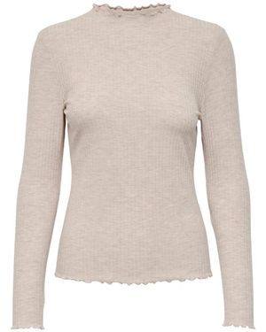 ONLY Round-Neck Knitwear - Grey