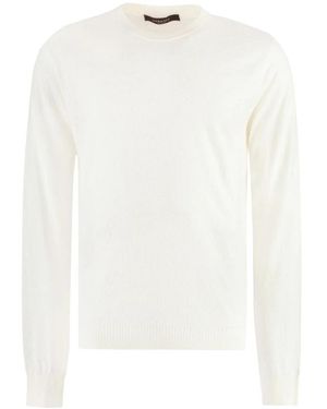 Versace Round-Neck Knitwear - White