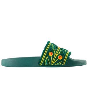 CASABLANCA Terry Sandals - Green