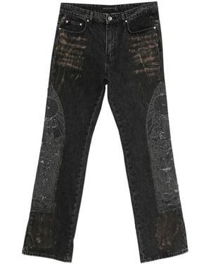 Who Decides War Straight Jeans - Black