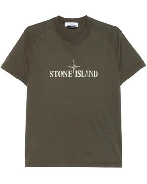 Stone Island T-Shirts - Verde