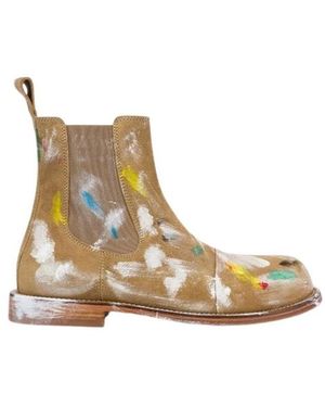 Moschino Chelsea Boots - Natural