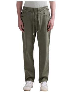 Replay Straight Trousers - Green