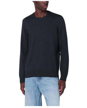 Drumohr Round-Neck Knitwear - Azul