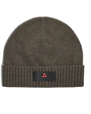 Peuterey Grüne Wollmischung Beanie Mütze