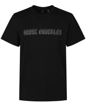 Moose Knuckles T-Shirts - Negro