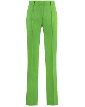 MSGM Wide Trousers - Verde