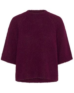 Kaffe Round-Neck Knitwear - Morado
