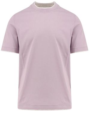 Brunello Cucinelli T-Shirts - Morado