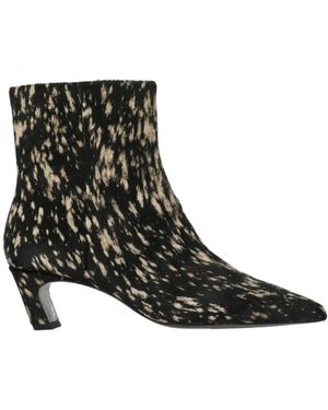 Ash Heeled Boots - Noir