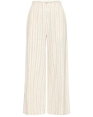 Ichi Wide Trousers - Natural