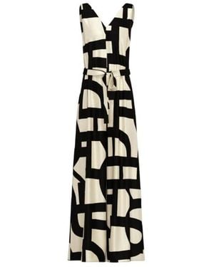 Marella Jumpsuits & Playsuits ,Veelkleurig ,Polyester Tops - Zwart
