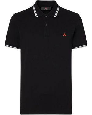 Peuterey Tops ,Zwart ,Katoen New Medinilla Str 02 Polo
