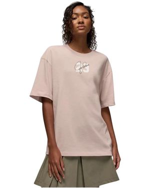 Nike Essentials Kurzarm-Grafik-T-Shirt - Braun