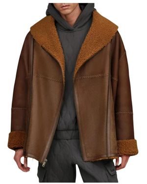 UGG Imitatie Shearling Jas - Bruin