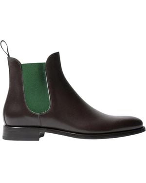 SCAROSSO Giancarlo Chelsea Boots - Brown