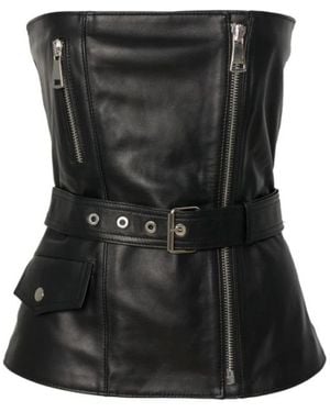 Manokhi Sleeveless Tops - Negro