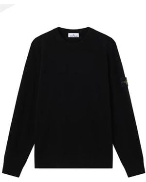 Stone Island Round-Neck Knitwear - Negro