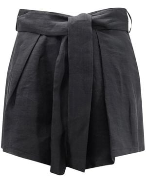Lavi Dafne Ramie Shorts - Schwarz
