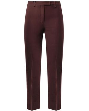 Max Mara Slim-Fit Trousers - Purple