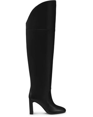 Stuart Weitzman Schoenen ,Zwart ,Leer Babette Over-The-Knee Tubo 85