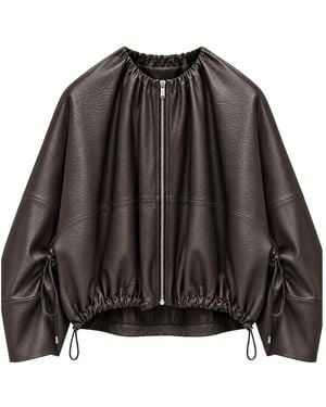 MEIMEIJ Leather Jackets - Negro