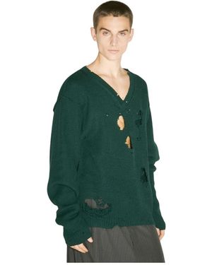 Vetements Round-Neck Knitwear - Green