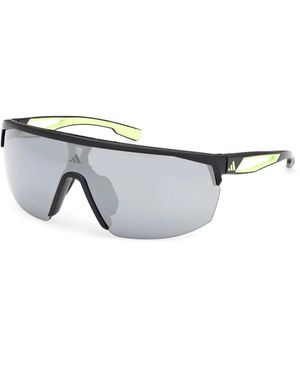 adidas Accessoires ,Zwart ,Zonnebril - Grijs