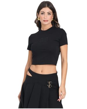 Versace Jeans Couture T-Shirts - Negro