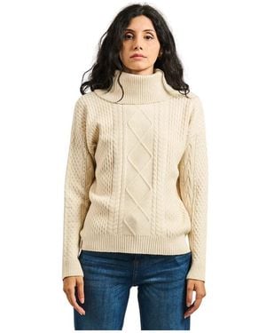 Fracomina Turtlenecks - Natural