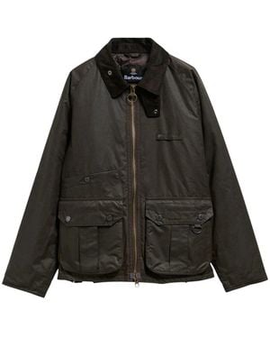Barbour Re-Engineered Durran Wachsjacke - Schwarz