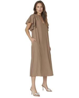 co'couture Midi Dresses - Brown