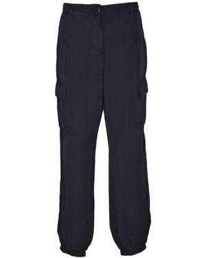 Replay Straight Trousers - Azul