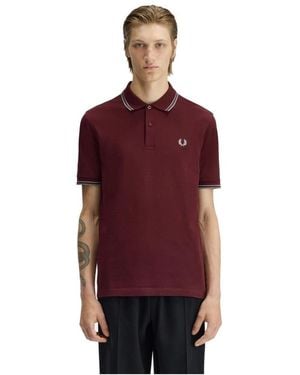 Fred Perry Polo Shirts - Red