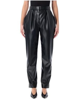 Balmain Eco Leather Pant - Zwart