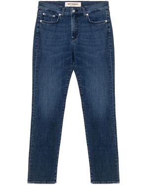 Roy Rogers Jeans ,Blauw ,Denim Donkere Wassing Slim Fit Denim Jeans