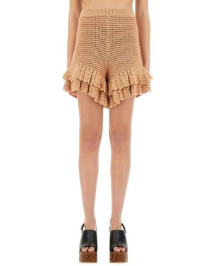 Chloé Gehaakte Mini Short Van Knit - Naturel