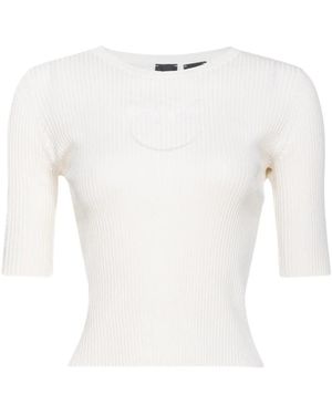 Pinko Round-Neck Knitwear - Wit