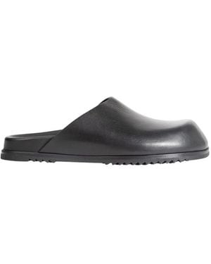 Rick Owens Schoenen ,Zwart ,Leer Concordians Mule Granola