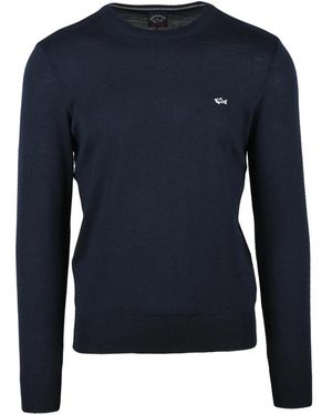 Paul & Shark Crewneck Pullover - Blauw